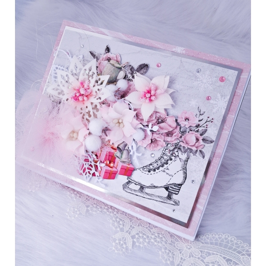 Czekoladnik na Merci ręcznie robione pudełko 3D świąteczny MR002