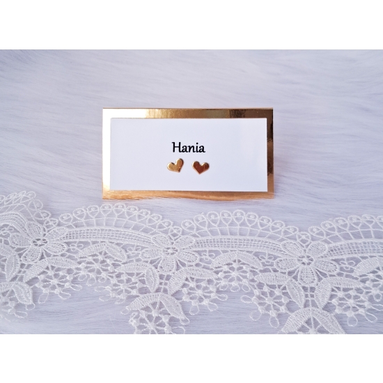 Winietki biało-złote