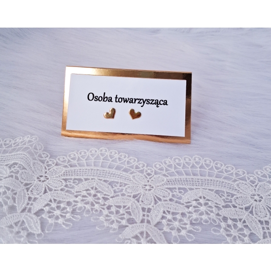 Winietki biało-złote