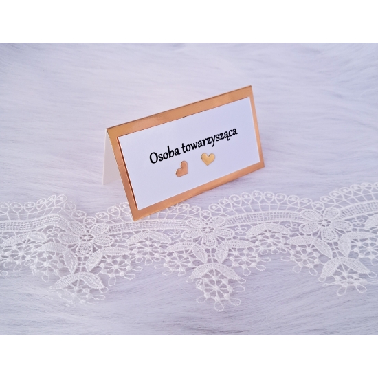 Winietki biało-złote