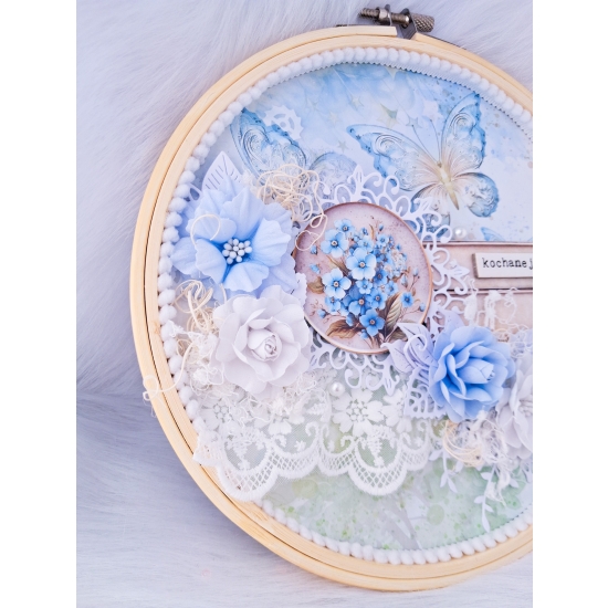 Dzień Babci Tamborek niebieski