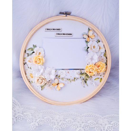 Dzień Babci i Dzień Dziadka Tamborek ze zdjęciem