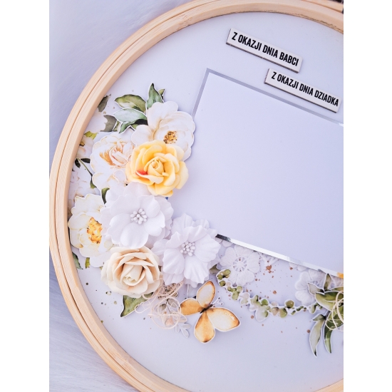 Dzień Babci i Dzień Dziadka Tamborek ze zdjęciem