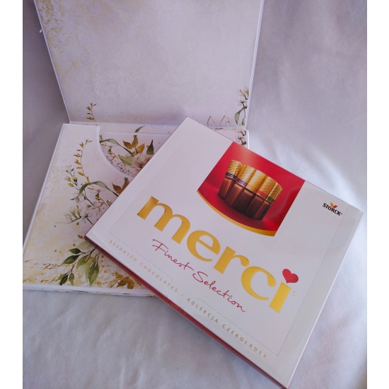 Czekoladnik na Merci ręcznie robione pudełko 3D MZ03