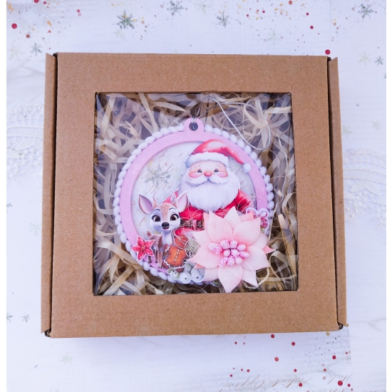 Bombka - zawieszka ręcznie robione 1 szt. w pudełku