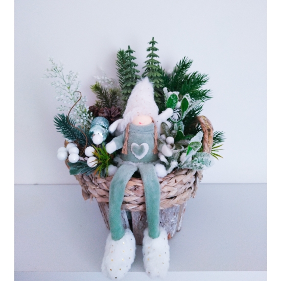 Stroik bożonarodzeniowy zielony