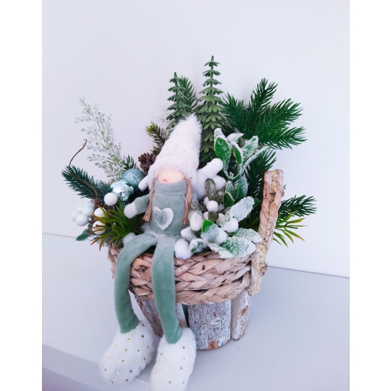 Stroik bożonarodzeniowy zielony