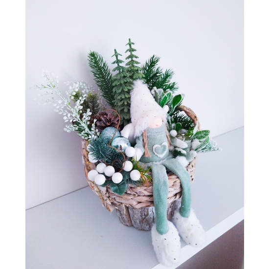 Stroik bożonarodzeniowy zielony