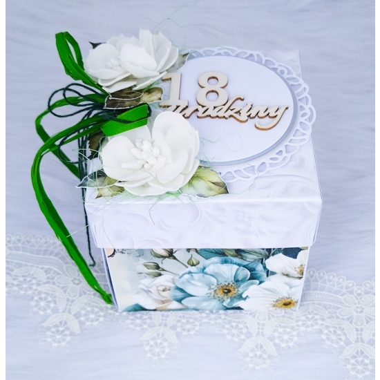 18 Urodziny Exploding Box dla dziewczyny EBZB18 + torebka do przenoszenia