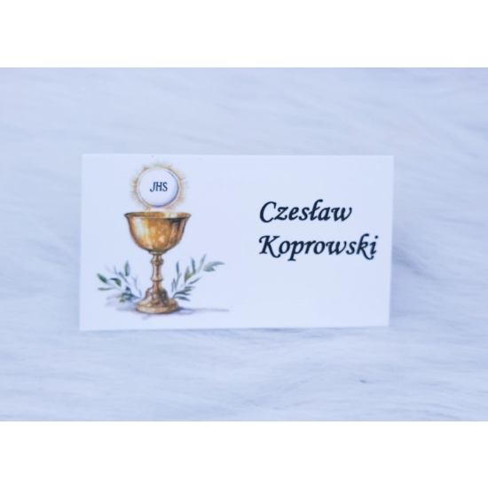 Winietka Pierwsza Komunia Święta z kielichem